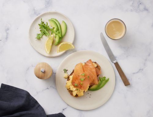 Breakfast Smoked Salmon with Scrambled Eggs 