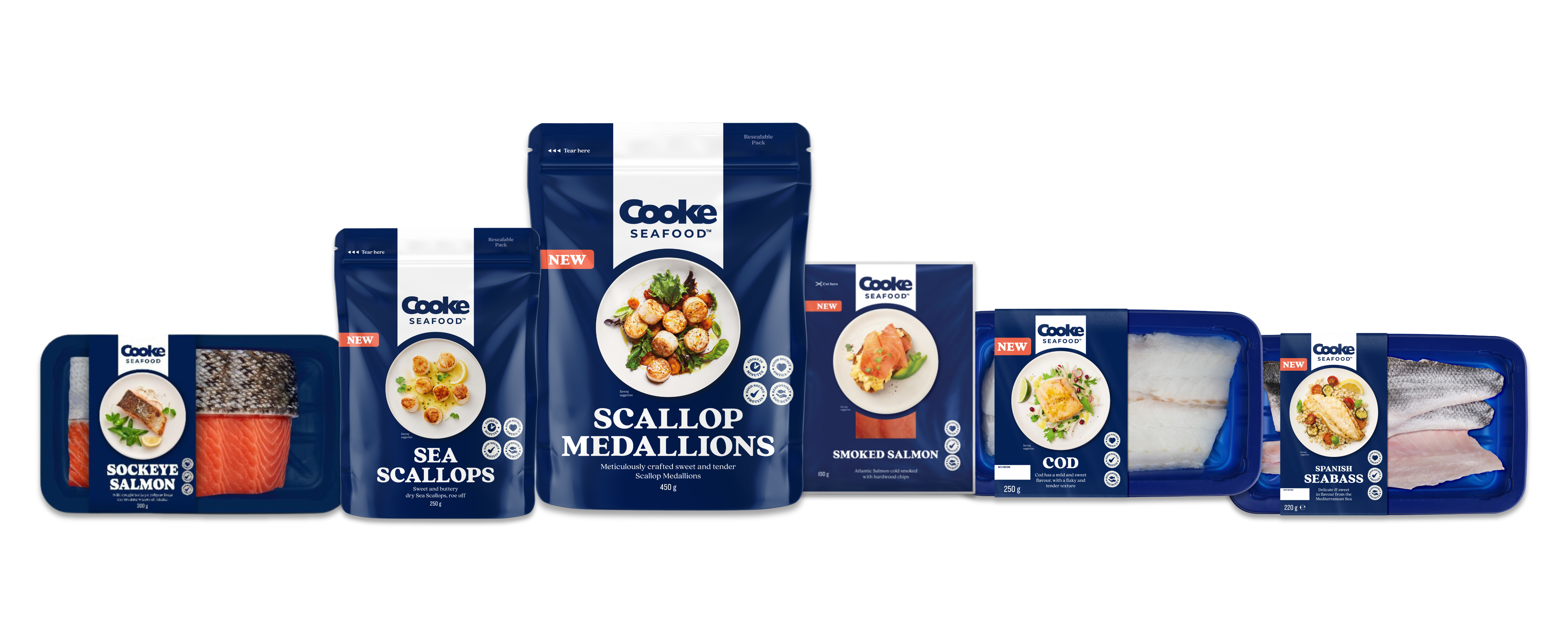 Cooke Seafood product range